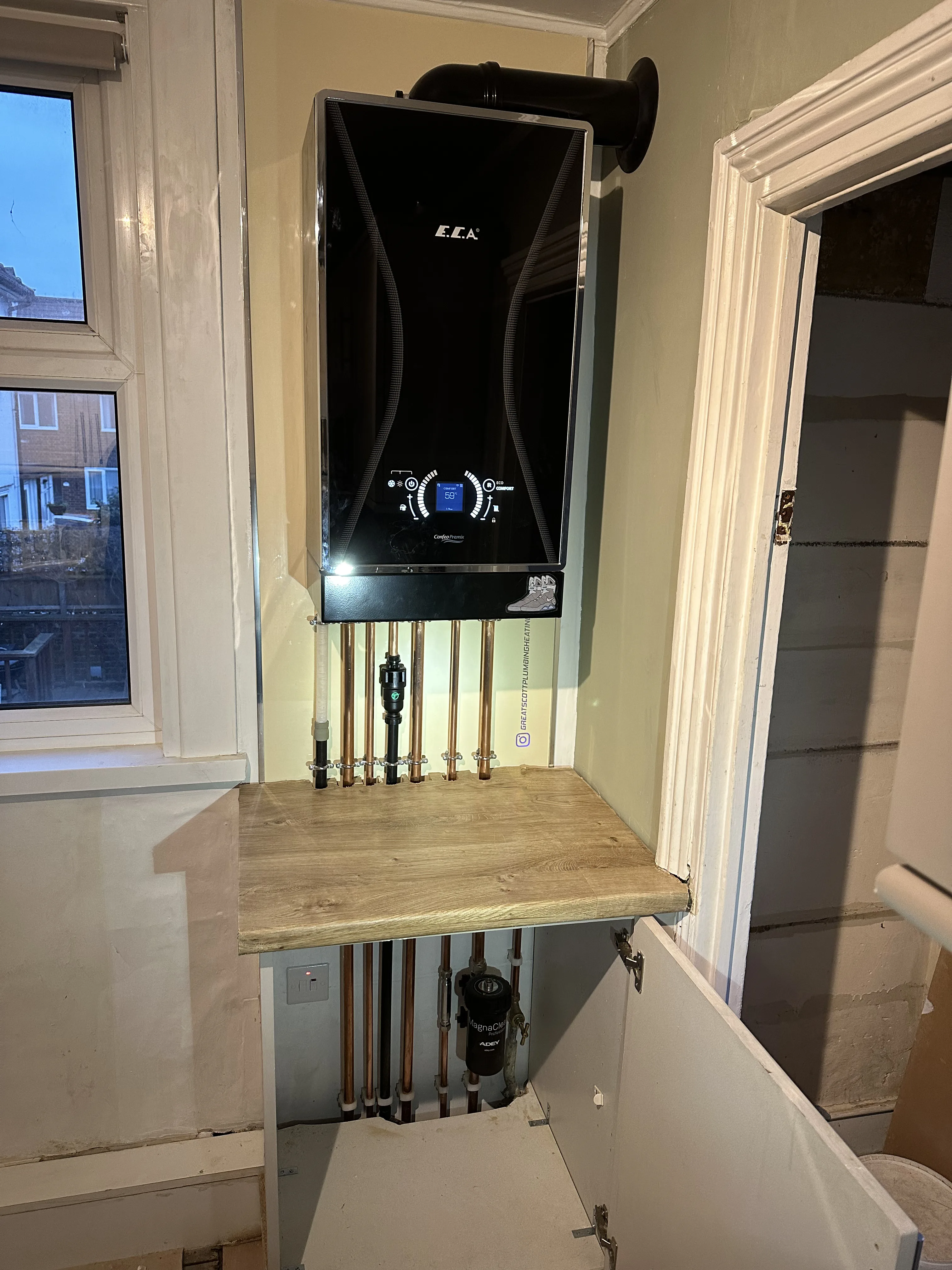 Boiler installed and tested in a Bexleyheath home
